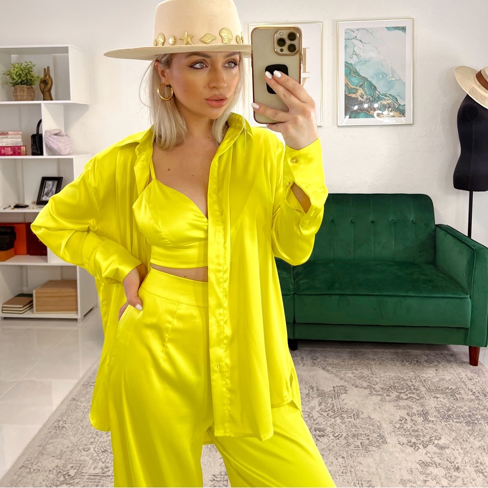 Yellow Women's Jacket & Coat - Picture 3 of 8